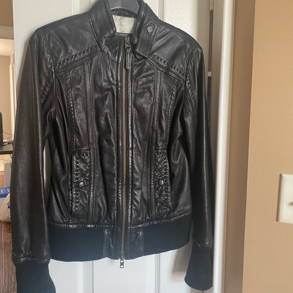 Aritzia Mackage Ellie Leather Jacket